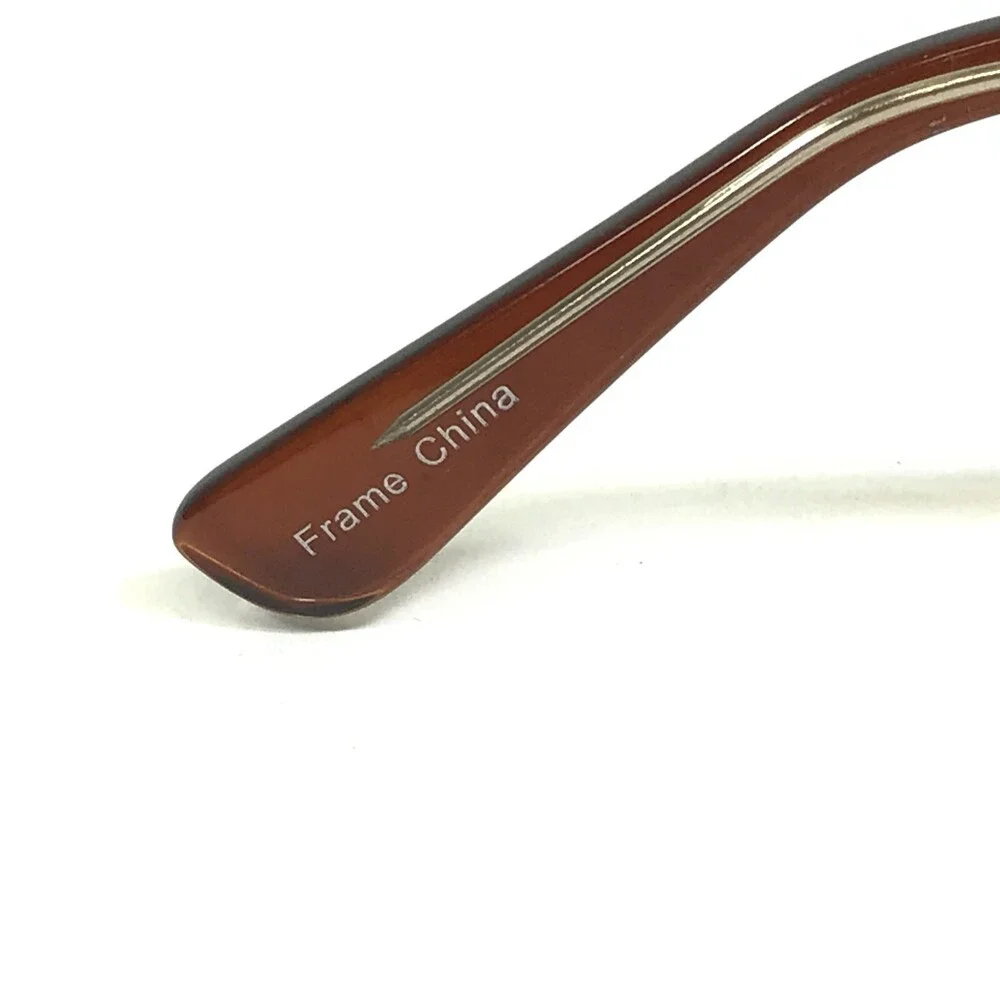 Affordable Designs Eyeglasses Frames FINN BROWN Clear Fade Square 56-18-150